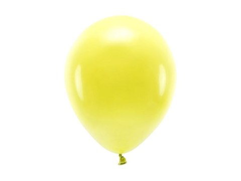 Balon gumowy Partydeco Pastel Eco Balloons żółty 260mm (ECO26P-084) Partydeco