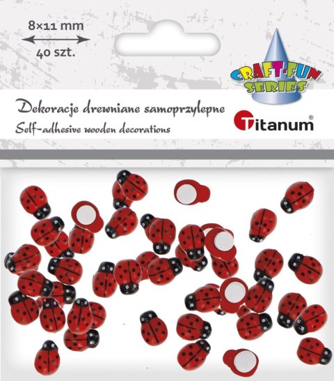 Ozdoba drewniana Titanum Craft-Fun Series biedronki (WDC640) Titanum Ozdoba drewniana Titanum Craft-Fun Series biedronki (WDC640) Titanum