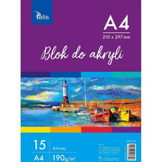 Blok artystyczny Tetis szkicownik A3 190g 15k (KB012-A4) Tetis