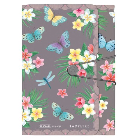 Teczka z przegródkami Herlitz Ladylike Butterflies 50044023 A4 12 przegródek (300001531) Herlitz