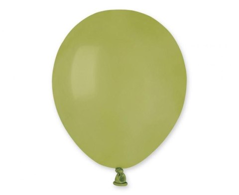 Balon gumowy Godan pastel 100 szt. oliwkowy 5cal (A50/98) Godan