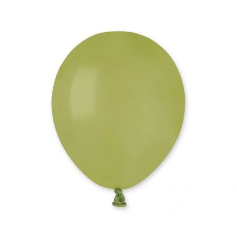 Balon gumowy Godan pastel 100 szt. oliwkowy 5cal (A50/98) Godan