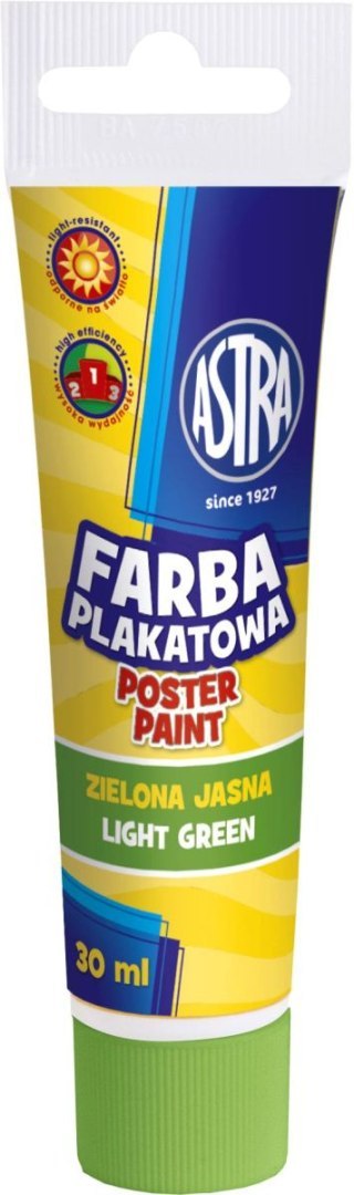 Farby plakatowe Astra kolor: zielony jasny 30ml 1 kolor. Astra Farby plakatowe Astra kolor: zielony jasny 30ml 1 kolor. Astra