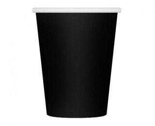 Kubek jednorazowy Godan pap. jednokolorowe czarne papier 250ml (PF-KJCN) Godan