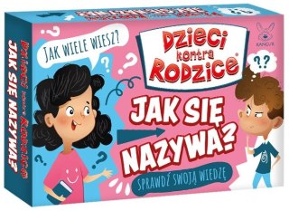 Gra karciana Kangur Dzieci kontra rodzice Jak się nazywa? Kangur