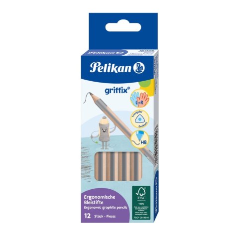 Ołówek Pelikan Griffix 822947 HB (300000453) Pelikan Ołówek Pelikan Griffix 822947 HB (300000453) Pelikan