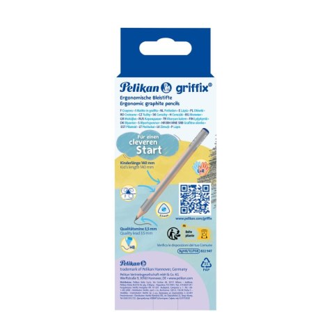 Ołówek Pelikan Griffix 822947 HB (300000453) Pelikan Ołówek Pelikan Griffix 822947 HB (300000453) Pelikan