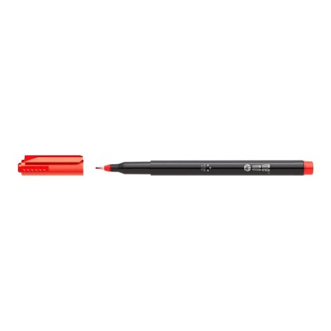 Marker permanentny Memobe czerwony czerwony 0,5mm okrągła końcówka (MM251-05) Memobe Marker permanentny Memobe czerwony czerwony 0,5mm okrągła końcówka (MM251-05) Memobe