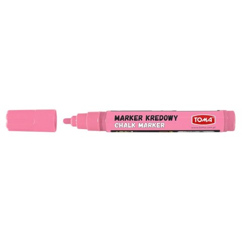 Marker specjalistyczny Toma pastelowy rózowy kredowy różany 4,5mm okrągła końcówka (To-292) Toma Marker specjalistyczny Toma pastelowy rózowy kredowy różany 4,5mm okrągła końcówka (To-292) Toma