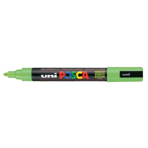 Marker specjalistyczny Uni Posca, zielony średni 1,8-2,5mm okrągła końcówka (PC-5M) Uni