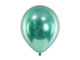 Balon gumowy Partydeco Metalizowane Glossy zielony 300mm (CHB1-012B-50) Partydeco