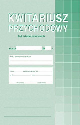 Druk offsetowy Michalczyk i Prokop Kwitariusz przychodowy A4 A4 30k. (400-1) Michalczyk i Prokop