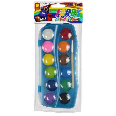 Farby akwarelowe Fun&Joy 12 kolor. (FJ-12K25KAS) Fun&Joy Farby akwarelowe Fun&Joy 12 kolor. (FJ-12K25KAS) Fun&Joy