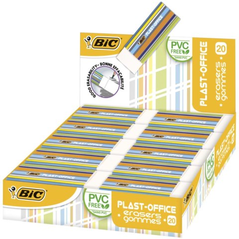 Gumka do mazania Bic Plast-Office (927867) Bic