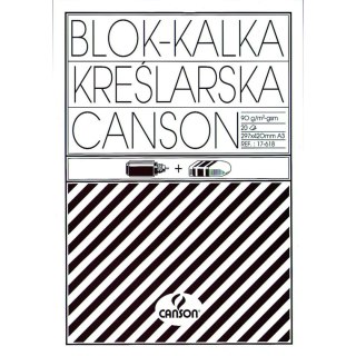 Kalka kreślarska Canson A3 przezroczysty 90g [mm:] 297x420 (200005323) Canson