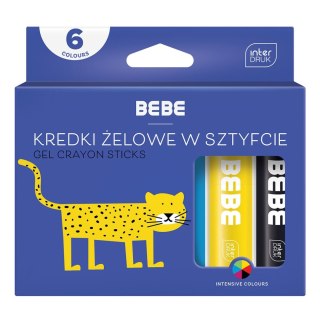 Kredki ołówkowe Interdruk BB KIDS 6x10g 5902277316608 6 kol. (IFARPLSZTBB) Interdruk