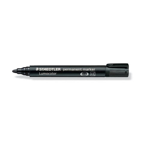 Marker permanentny Staedtler czarny 2,0mm okrągła końcówka (S 352-9) Staedtler Marker permanentny Staedtler czarny 2,0mm okrągła końcówka (S 352-9) Staedtler