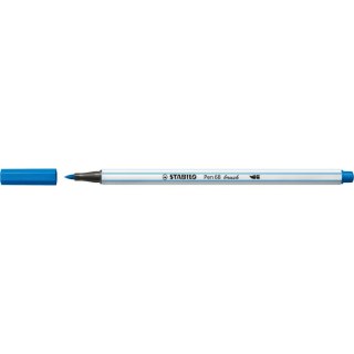 Flamaster Stabilo Pen 68 brush ciemnoniebieski 1 kol. (568/41) Stabilo