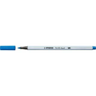 Flamaster Stabilo Pen 68 brush ciemnoniebieski 1 kol. (568/41) Stabilo