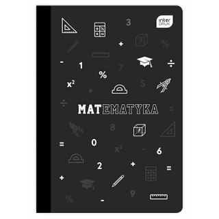 Zeszyt tematyczny Interdruk Matematyka A5 60k. 70g krata Interdruk