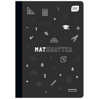 Zeszyt tematyczny Interdruk Matematyka A5 60k. 70g krata Interdruk