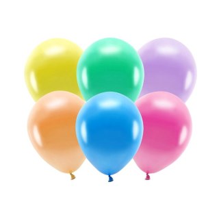 Balon gumowy Partydeco Metalizowane Eco Balloons mix 260mm (ECO26M-000) Partydeco