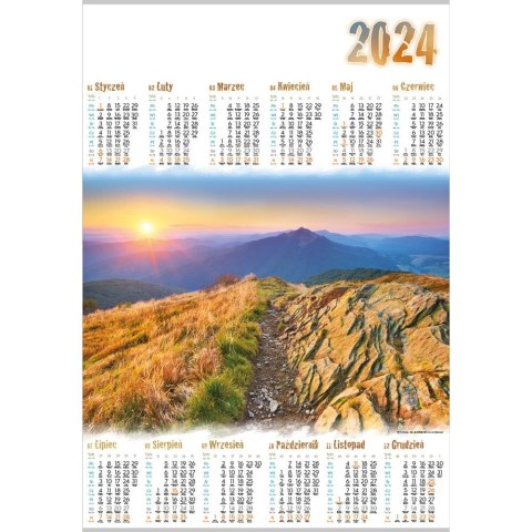 Kalendarz ścienny Lucrum POŁONINA plakatowy 607mm x 880mm (PL03) Lucrum Kalendarz ścienny Lucrum POŁONINA plakatowy 607mm x 880mm (PL03) Lucrum