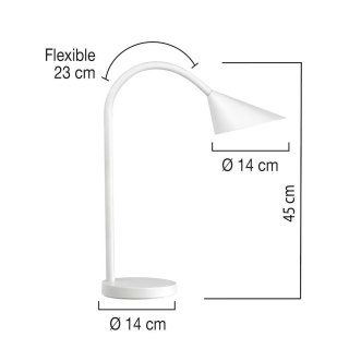 Lampka biurowa Unilux Sol Led Biała (400077404) Unilux