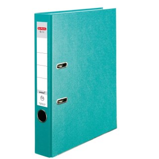 Segregator dźwigniowy Herlitz Q. file Standard 0011178951 A4 50mm turkusowy (300023549) Herlitz