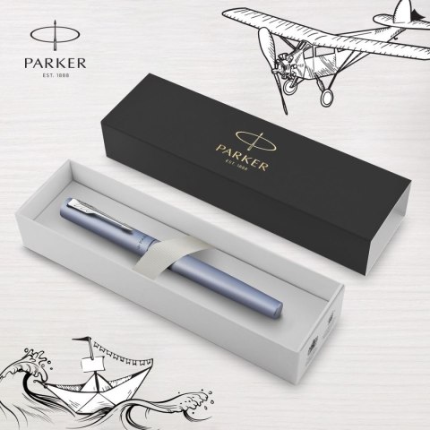 Ekskluzywne pióro tłoczkowe Parker VECTOR XL M silver (2159745) Parker