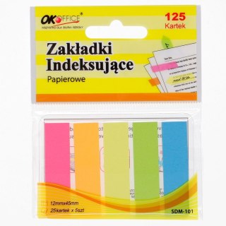 Zakładki indeksujące Okoffice 125k [mm:] 12x45 (SDM-101) Okoffice