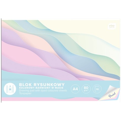 Blok rysunkowy Interdruk bloki A4 mix 80g 10k (5902277294180) Interdruk Blok rysunkowy Interdruk bloki A4 mix 80g 10k (5902277294180) Interdruk