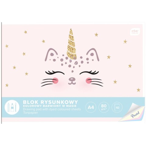 Blok rysunkowy Interdruk bloki A4 mix 80g 10k (5902277294180) Interdruk Blok rysunkowy Interdruk bloki A4 mix 80g 10k (5902277294180) Interdruk