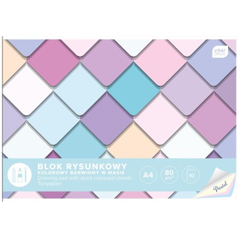 Blok rysunkowy Interdruk bloki A4 mix 80g 10k (5902277294180) Interdruk Blok rysunkowy Interdruk bloki A4 mix 80g 10k (5902277294180) Interdruk