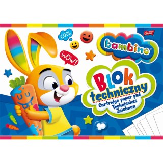 Blok techniczny Unipap Bambino A4 190g 10k [mm:] 210x297 Unipap