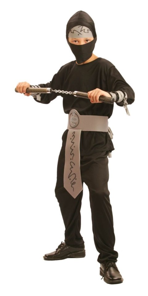 Kostium Arpex dziecięcy - Ninja szary pas - rozmiar M (SD2555-M-1515) Arpex Kostium Arpex dziecięcy - Ninja szary pas - rozmiar M (SD2555-M-1515) Arpex