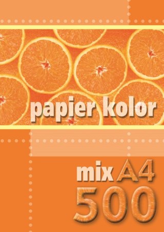 Papier kolorowy Kreska A4 mix 80g Kreska