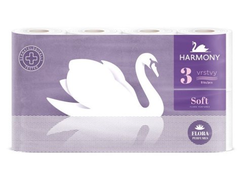Papier toaletowy Harmony Soft Flora Aroma a'8 kolor: biały Harmony Papier toaletowy Harmony Soft Flora Aroma a'8 kolor: biały Harmony