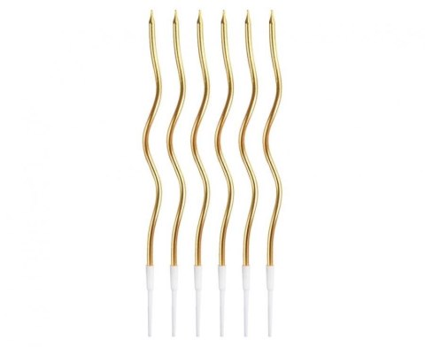 Świeczka urodzinowa Godan Świderki, metaliczne złote, 16 cm, 6 szt. (BH-SSMZ) Godan Świeczka urodzinowa Godan Świderki, metaliczne złote, 16 cm, 6 szt. (BH-SSMZ) Godan
