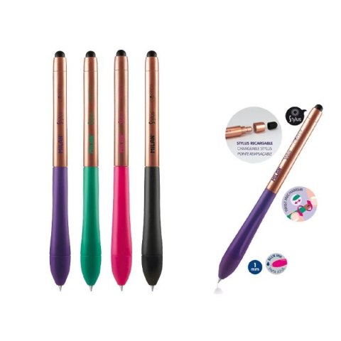 Długopis standardowy Milan Stylus Copper niebieski 1,0mm (176593924) Milan Długopis standardowy Milan Stylus Copper niebieski 1,0mm (176593924) Milan
