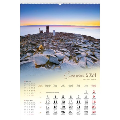 Kalendarz ścienny Lucrum MAGICZNA POLSKA 13-planszowe 2024 320mm x 470mm (RW02) Lucrum Kalendarz ścienny Lucrum MAGICZNA POLSKA 13-planszowe 2024 320mm x 470mm (RW02) Lucrum