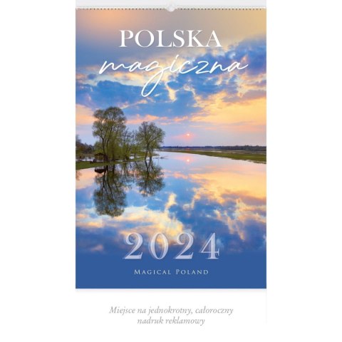 Kalendarz ścienny Lucrum MAGICZNA POLSKA 13-planszowe 2024 320mm x 470mm (RW02) Lucrum Kalendarz ścienny Lucrum MAGICZNA POLSKA 13-planszowe 2024 320mm x 470mm (RW02) Lucrum