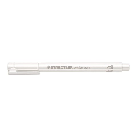 Marker permanentny Staedtler metaliczny biały 1-2mm okrągła końcówka (8323-0) Staedtler Marker permanentny Staedtler metaliczny biały 1-2mm okrągła końcówka (8323-0) Staedtler