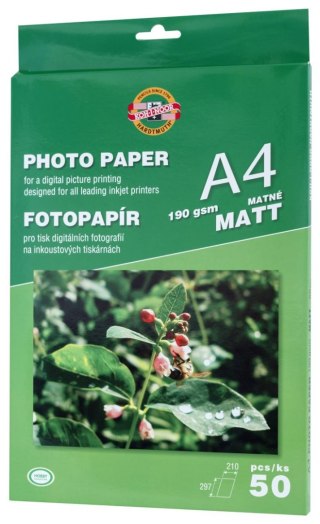 Papier foto Koh-I-Noor matt A4 190g Koh-I-Noor