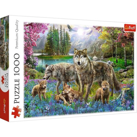 Puzzle Trefl Wilcza rodzina 1000 el. (10558) Trefl Puzzle Trefl Wilcza rodzina 1000 el. (10558) Trefl