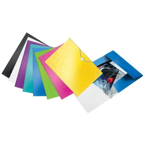 Teczka plastikowa na gumkę Wow A4 fioletowy Leitz (45990062) Leitz Teczka plastikowa na gumkę Wow A4 fioletowy Leitz (45990062) Leitz