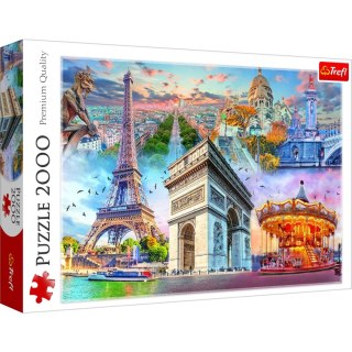 Puzzle Trefl Weekend w Paryżu 2000 el. (27125) Trefl