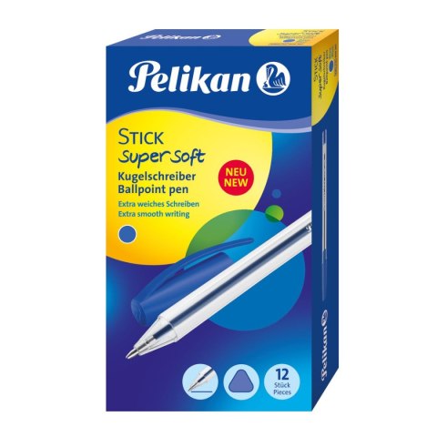 Długopis Pelikan super soft Stick niebieski 1,0mm (601467) Pelikan