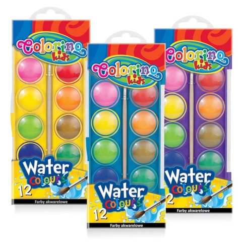 Farby akwarelowe Patio KIDS 12 kolor. (41089) Patio Farby akwarelowe Patio KIDS 12 kolor. (41089) Patio