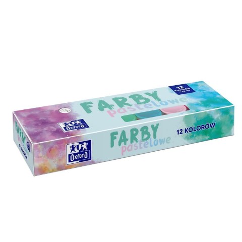 Farby plakatowe Oxford pastelowe kolor: mix 20ml 12 kolor. (400175578) Oxford Farby plakatowe Oxford pastelowe kolor: mix 20ml 12 kolor. (400175578) Oxford